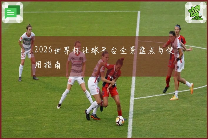 2026世界杯让球平台全景盘点与使用指南